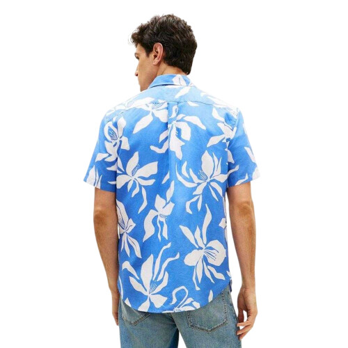 Tommy Hilfiger Tommy Hilfiger Mens Floral Linen Shirt 1