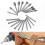 Drill Bits Set Steel Rotary Burrs 20 pcs 1