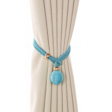 Curtain Tiebacks Heavy Duty Rope 2 Pack Peacock Blue