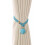Curtain Tiebacks Heavy Duty Rope 2 Pack Peacock Blue 1
