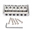 Electric Guitar Bridge TL Style 1 Set 7.7x4.4x0.95 cm 8
