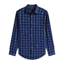 (XL, Blue Indigo) Tommy Hilfiger Mens Twill Shirt