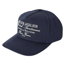 (One Size, Navy) Belier Embroidered Logo Baseball Cap