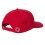 (One Size, Red) Belier Embroidered Logo Baseball Cap 2