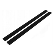 Kia EV3 SUV (I, 24+) - Matte black side sill trim strips (2 pcs, 2 m)