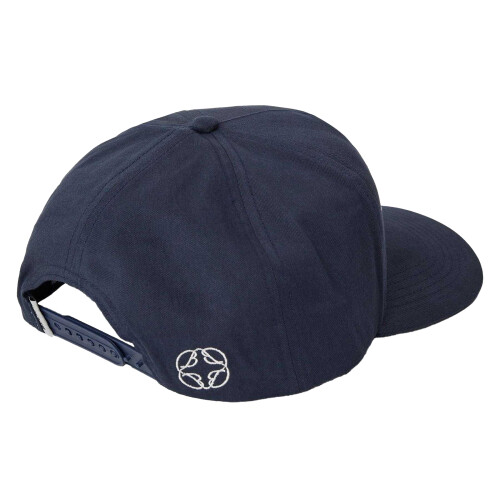 (One Size, Navy) Belier Embroidered Logo Baseball Cap 1