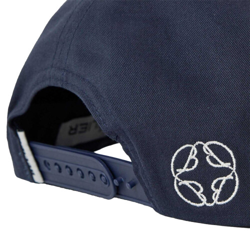 (One Size, Navy) Belier Embroidered Logo Baseball Cap 2