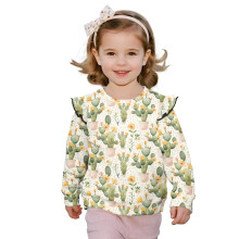 Cactus Print Sweatshirt for Toddler Girls Size 7-8