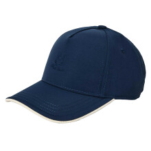 (One Size, Navy) Belier Embroidered Logo Baseball Cap