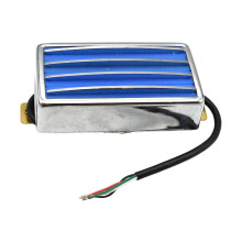 Guitar Humbucker Pickup Blue 4-Rail Easy Install