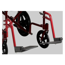 Red Footrest Pair for EXP19LTRD Aluminum Transport Chair