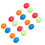 Punch Balloons Neon 8g 30 pcs with Rubber Band Handle 3