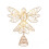 Golden Iron Christmas Tree Topper with Lights 1