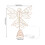 Golden Iron Christmas Tree Topper with Lights 5