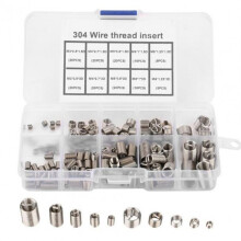 Wire Thread Repair Inserts Kit Stainless Steel M3-M8 150 pcs