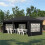 3 x 6m Pop-Up Gazebo, with Removable Walls - Black 4
