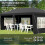 3 x 6m Pop-Up Gazebo, with Removable Walls - Black 7