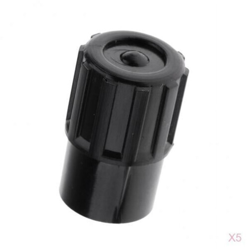 Black Tenor Sax End Plug DIY Replacement 5 Pcs 3 x 4.5 cm