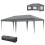 3 x 6m Pop-Up Gazebo, with Removable Walls - Grey 2