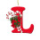 Red Christmas Letter Ornaments A-Z 26 Pieces 1