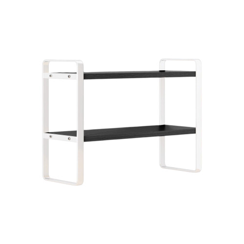 Desktop Organizer Shelf Wood Dual-Tier 1 Unit 1