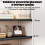 Desktop Organizer Shelf Wood Dual-Tier 1 Unit 4