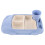 Non-Slip Car-Shaped Dinner Plate Bamboo Fiber Plastic 1 Set 6