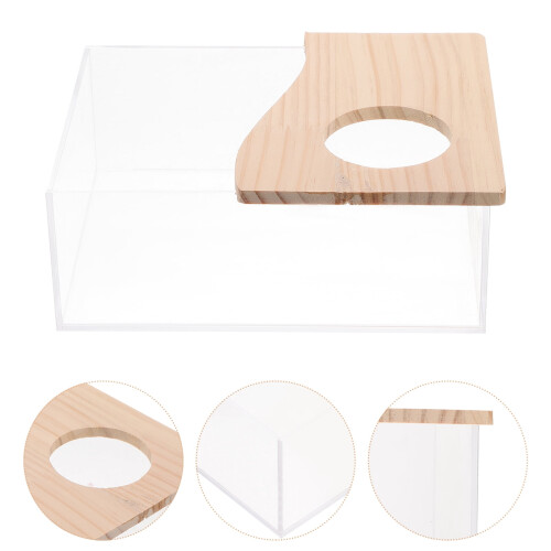 Acrylic Sand Bath Box for Hamsters and Gerbils