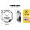 4-Digit Combination Disc Padlock Hardened Steel Shackle 7