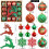 Christmas Ball Ornaments Shatterproof 45 Pcs Snowflake Gold 3