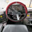 Leather Steering Wheel Cover Universal Fit Sweatproof 1