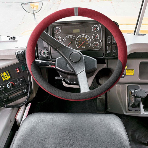 Leather Steering Wheel Cover Universal Fit Sweatproof