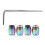 Tire Stem Caps Vibrant Multi-Color 4-Pack 5