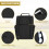 Golf Shoe Bag Breathable Dustproof Oxford 1 Pack 6