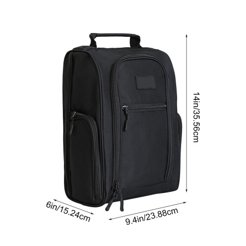 Golf Shoe Bag Breathable Dustproof Oxford 1 Pack 2