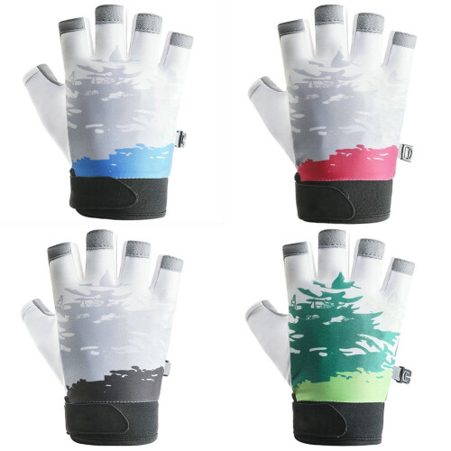 Cycling Gloves Sunscreen Ultra-Thin Three-and-a-Half-Finger 1