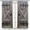 Barn Door Curtains Blue Grey Rustic Farmhouse 2 Panels 2