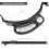 Fishing Rod Holder Belt Black Lightweight Adjustable 5