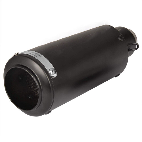 Motorcycle Exhaust Silencer Stainless Steel with Silver