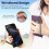 Purple Leather Flip Wallet Case for iPhone 15 Pro Max 7