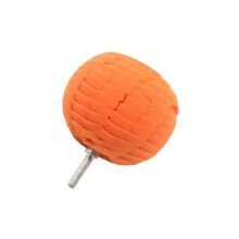 3" Polishing Sanding Abrasive Ball with 1/4" Shank Orange
