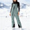 Women's Insulated Ski Bib Overalls Waterproof Windproof 1