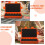 HOMEMAXS Waterproof Hard Case with Foam Insert 8