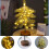 LED Christmas Tree with 60 Lights, Snowy Tabletop Decor, 4