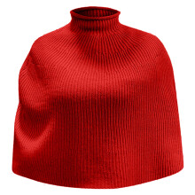 Women's Knitted Turtleneck Shawl Wrap Solid Color Waist Coat