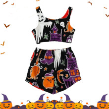 Glow-in-the-Dark Halloween Pajamas for Women Flannel