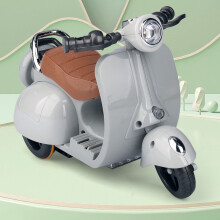 Electric Rotating Scooter Toy with LED Lights and Music
