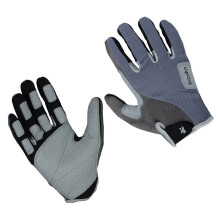 Climbing Gloves Full Finger Outdoor Anti-slip Size L Grey
