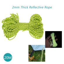 Reflective Paracord Rope 20M Outdoor Lanyard with 1-Strand