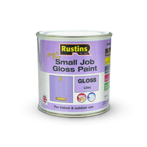 Rustins Rustins Quick Dry Small Job Paint Gloss Lilac 250ml